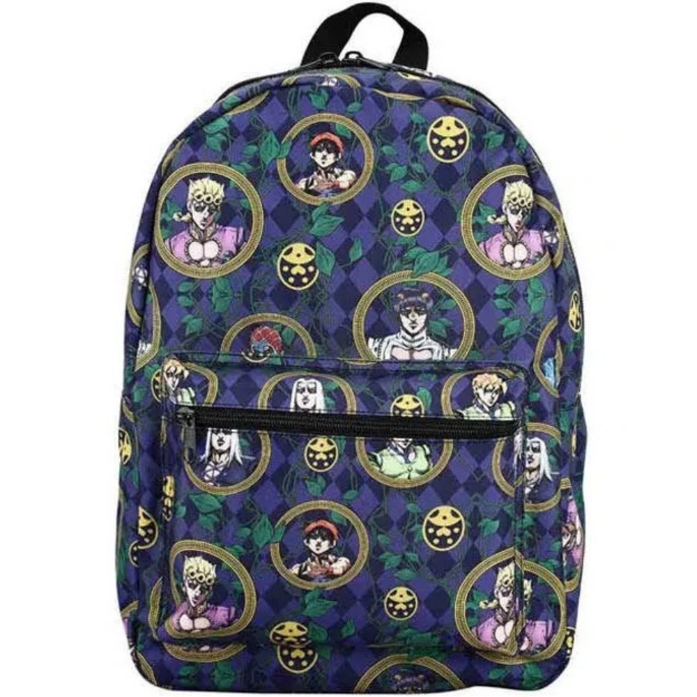 Jojo's Bizarre Adventure All Over Print Character Backpack New